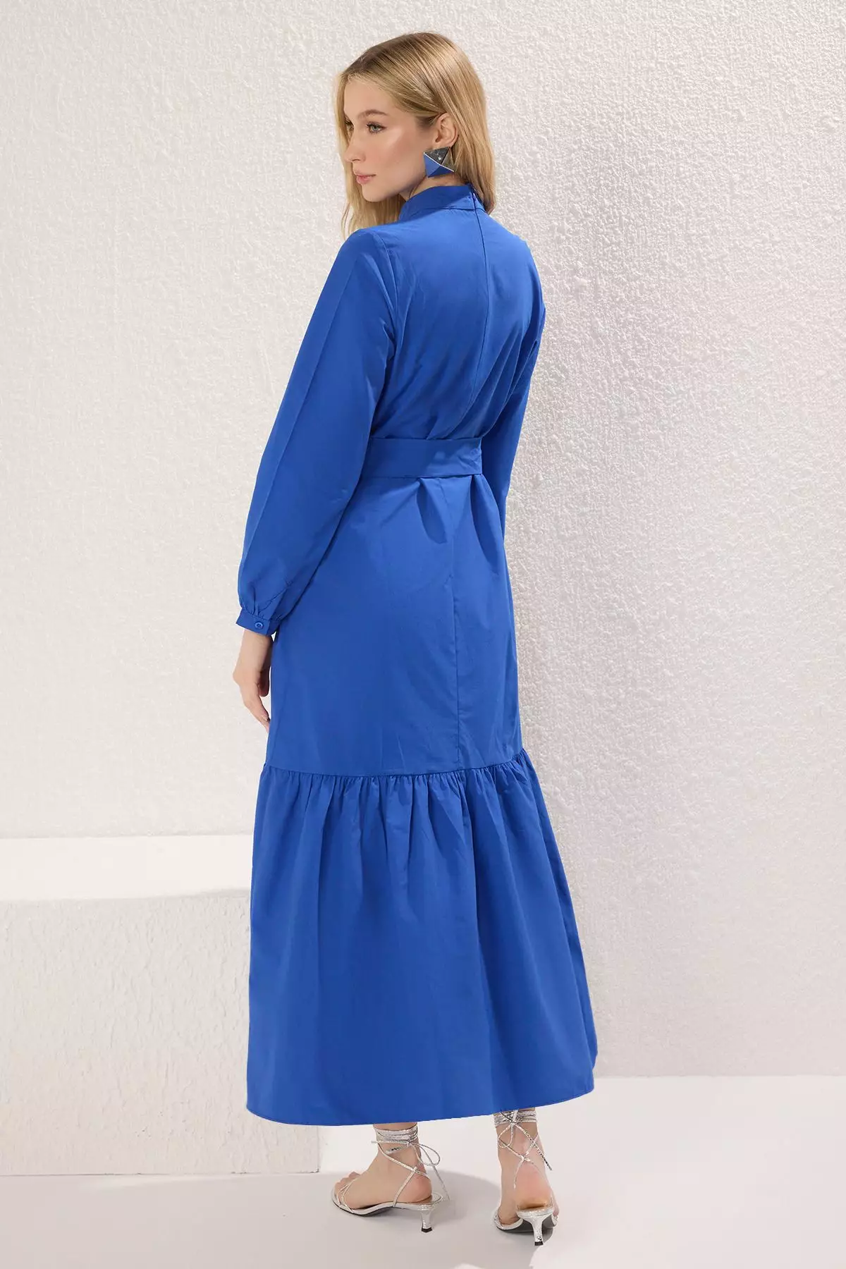 Waist Tie Woven Dress