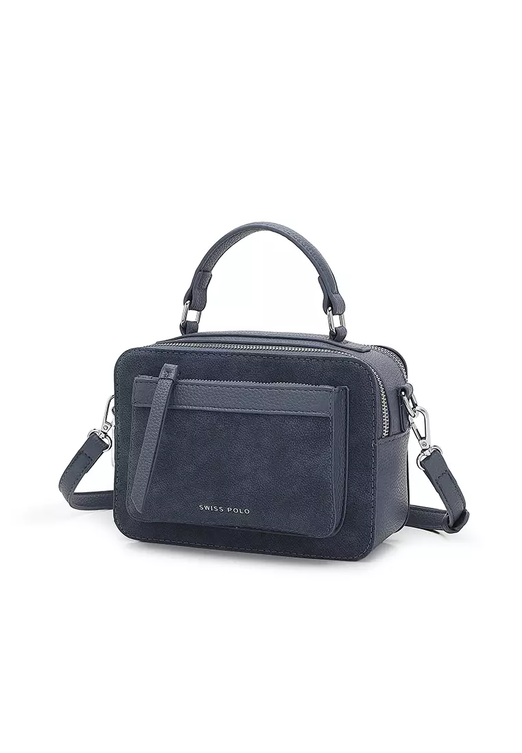 Women's Top Handle Bag / Sling Bag / Crossbody Bag / Shoulder Bag - Blue