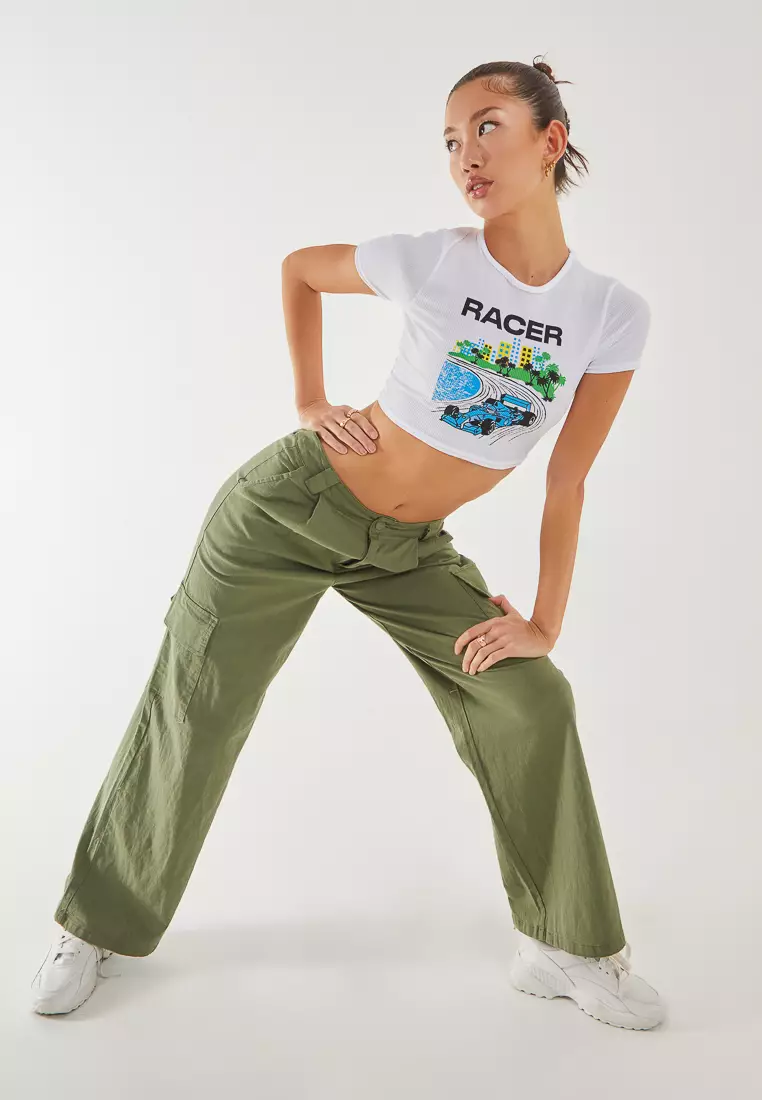 Pink Vanilla Motor Printed Tee