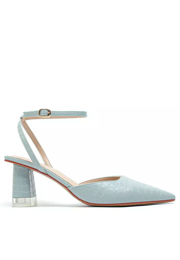 Discount on Twenty Eight Shoes  shoes - SKU: Synthetic Leather Strap High Heel 1669-2