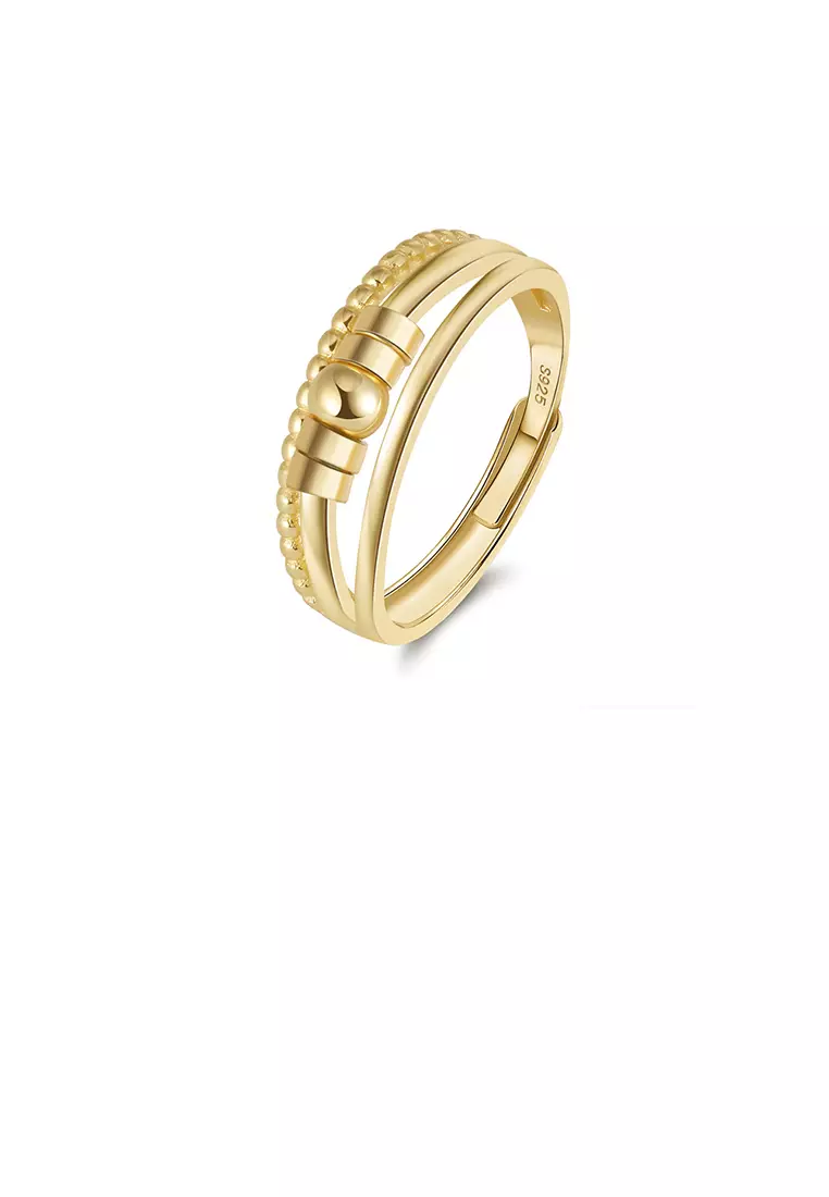 Gold ring sale with 925