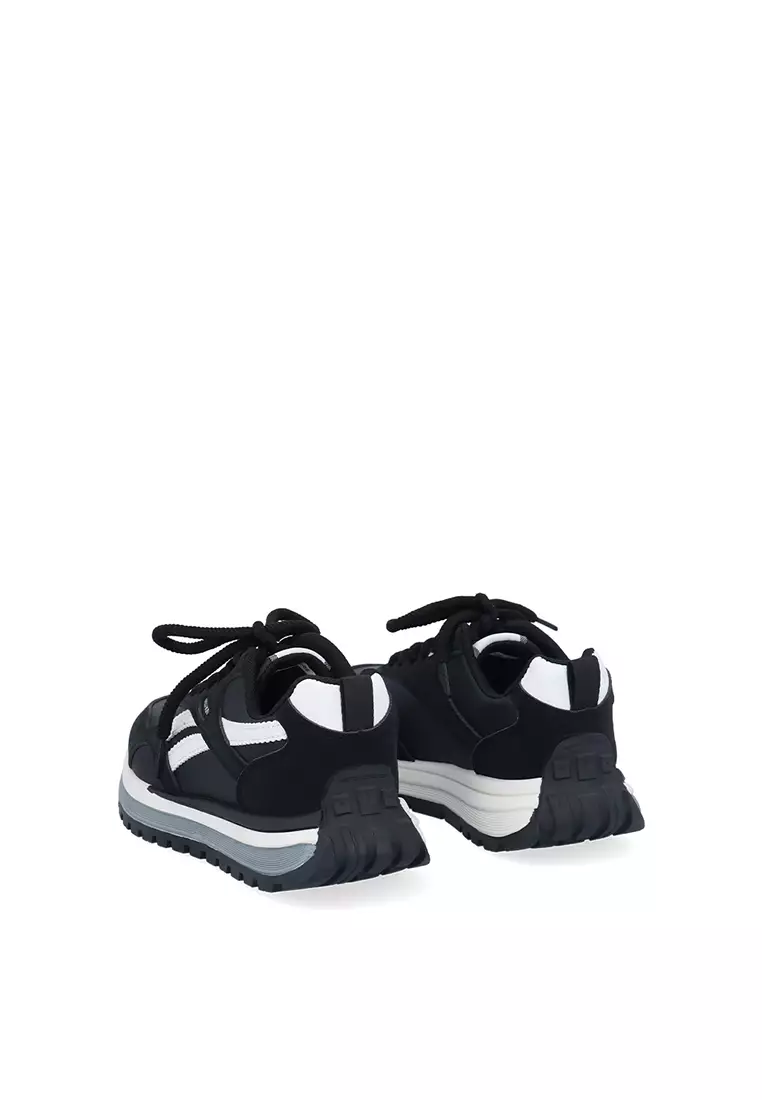Black CR Lyra Crossline Platform Sneakers