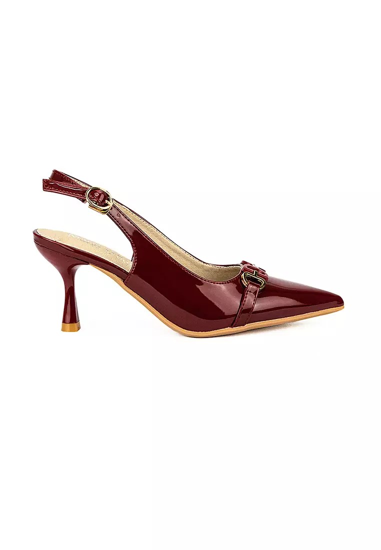 Discount on Mario D' boro Runway  shoes - SKU: Women's Heeled Sandals LW 25795 Maroon C44