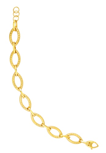 TOMEI TOMEI Italy Chain Link Bracelet, Yellow Gold 916 9B22DAC15F1D02GS_1