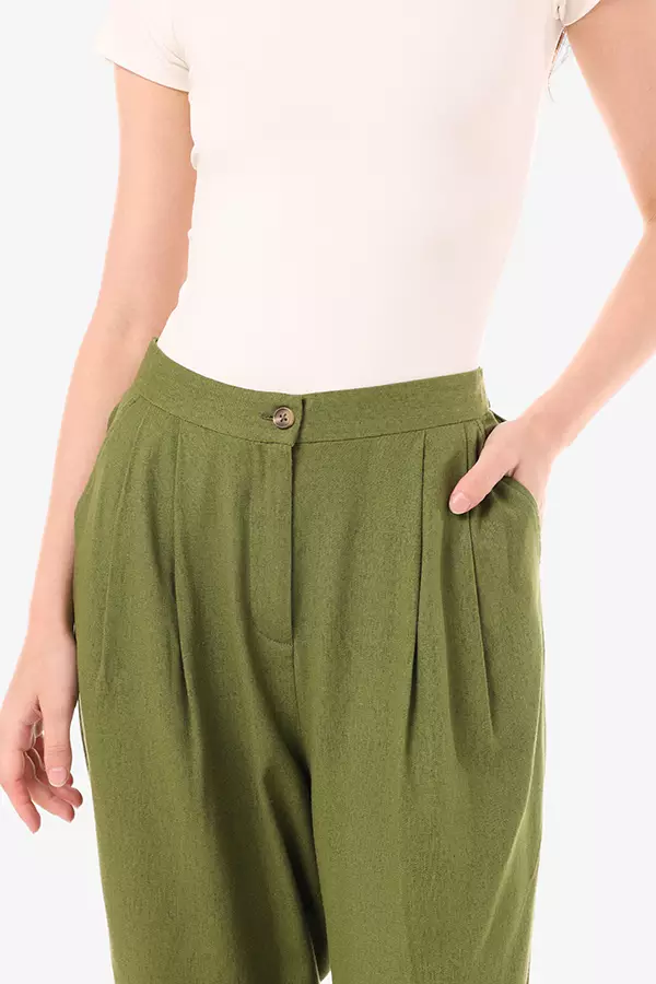 Minimal Mina Pants Green Colour Green