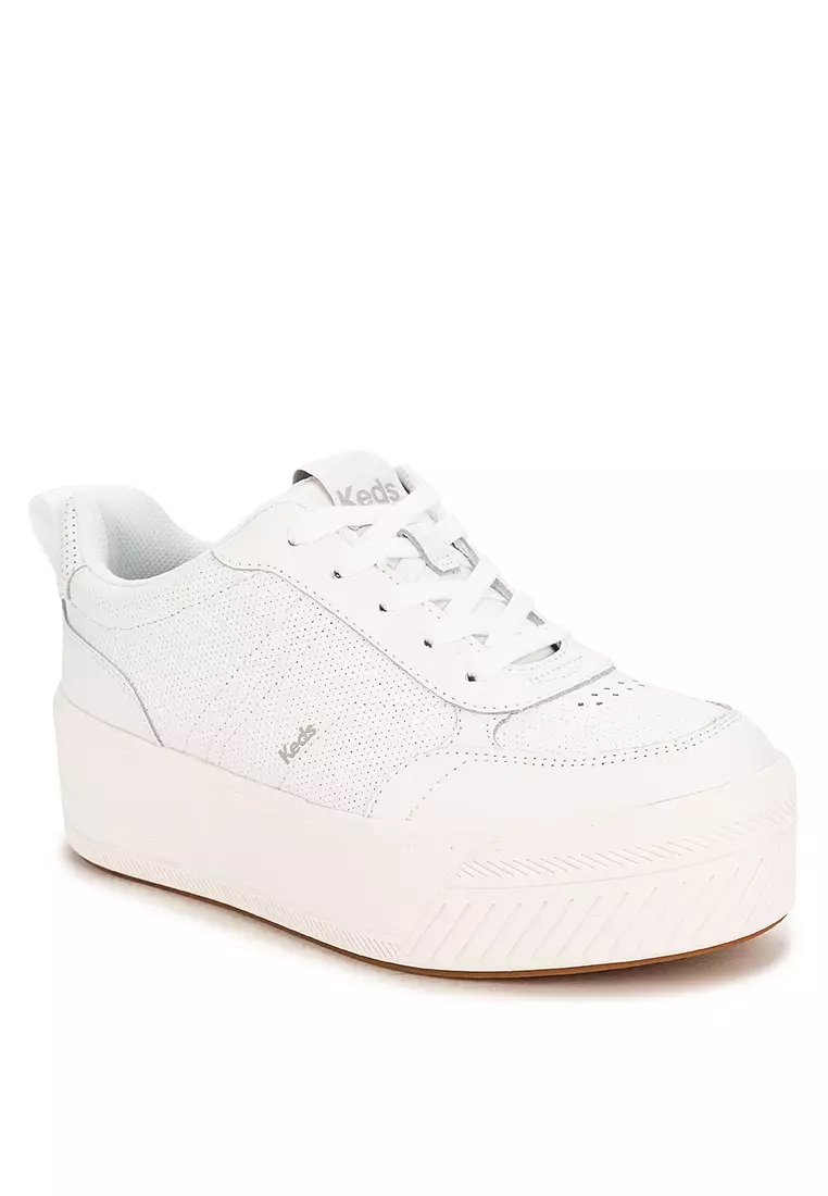 Discount on Keds  shoes - SKU: Skyler II Leather Mixed Texture Sneakers