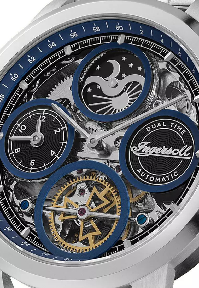 Ingersoll The Arc Silver Stainless Steel Analog Automatic Watch For Men INI16003