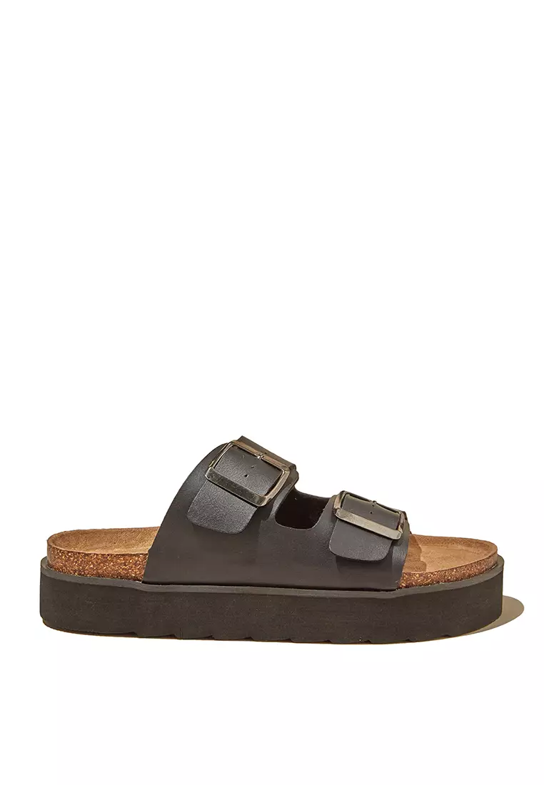 Discount on Rubi  shoes - SKU: Rex Flatform Buckle Slides