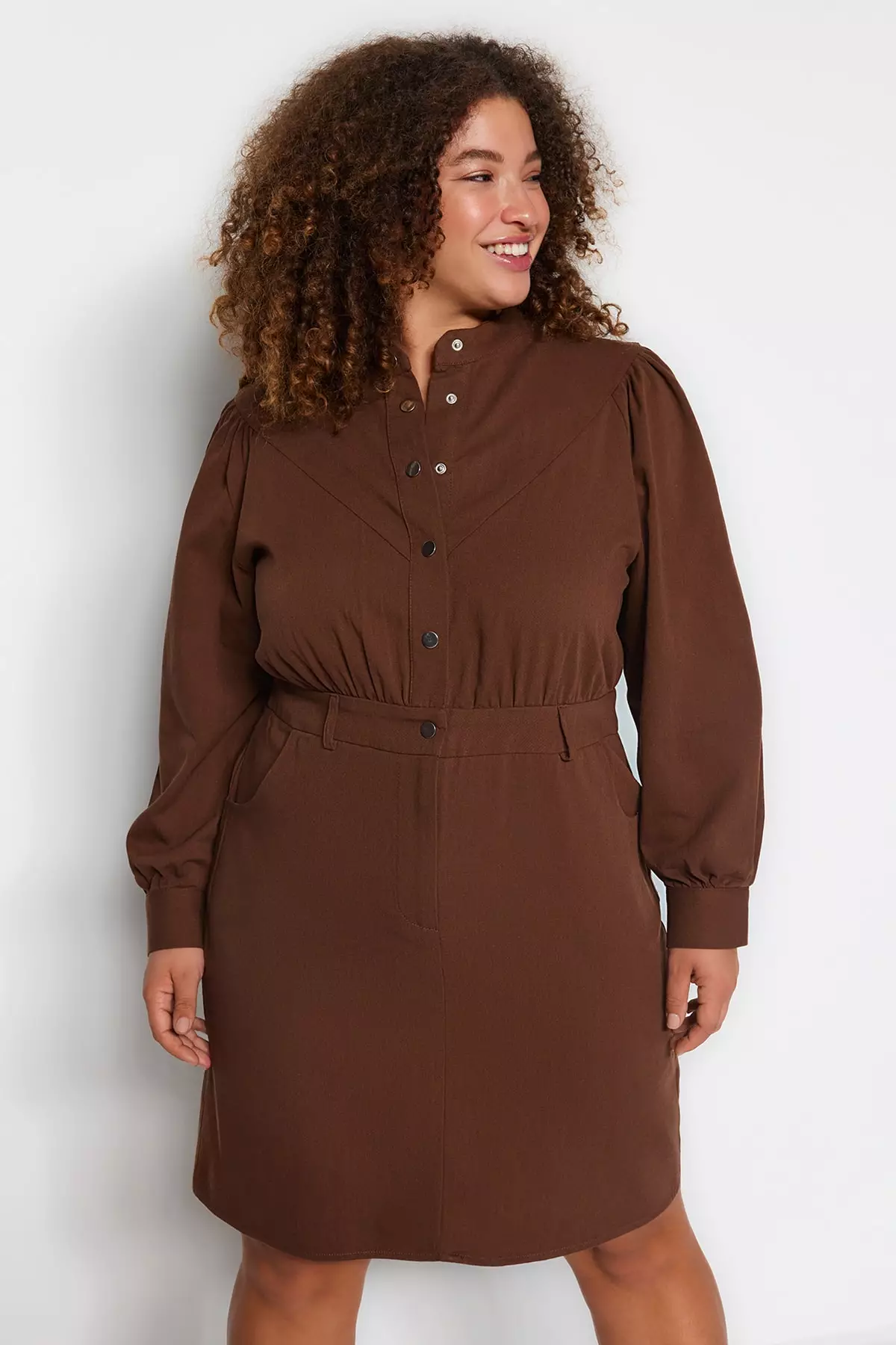 princess polly baby blue dress Plus Size Brown Formal Dresses main image 0
