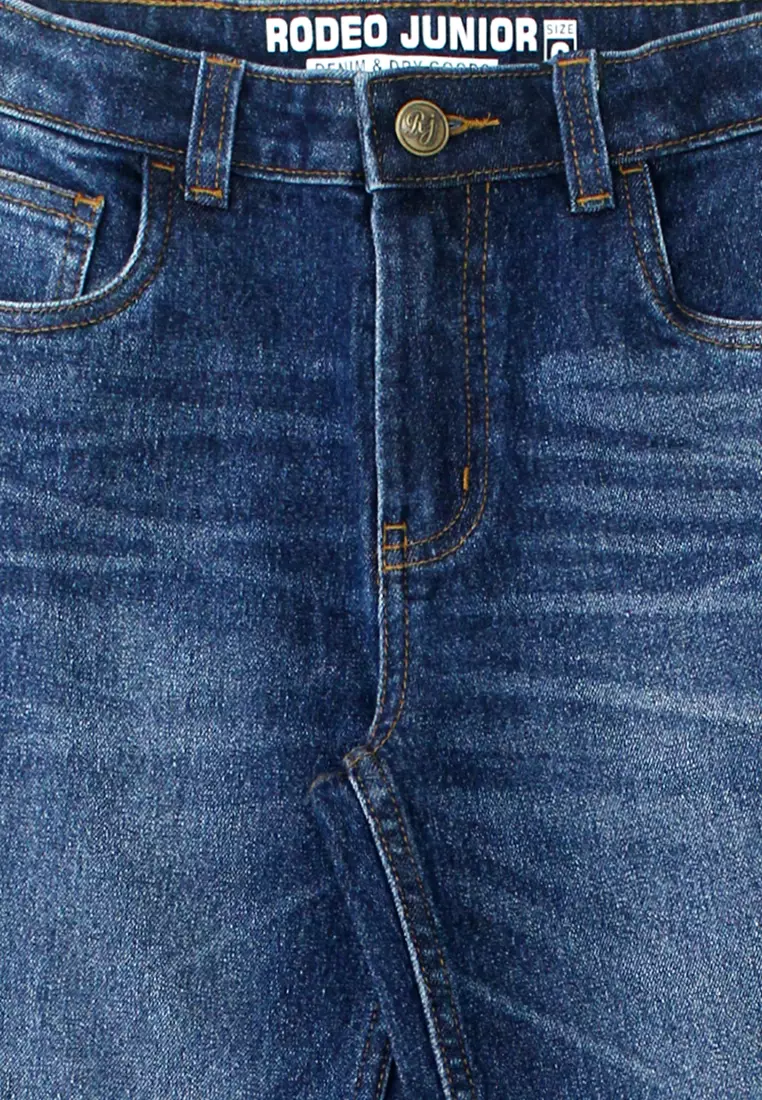 Jeans/ Celana Panjang Denim Anak Laki Blue/ Rodeo Junior Basic