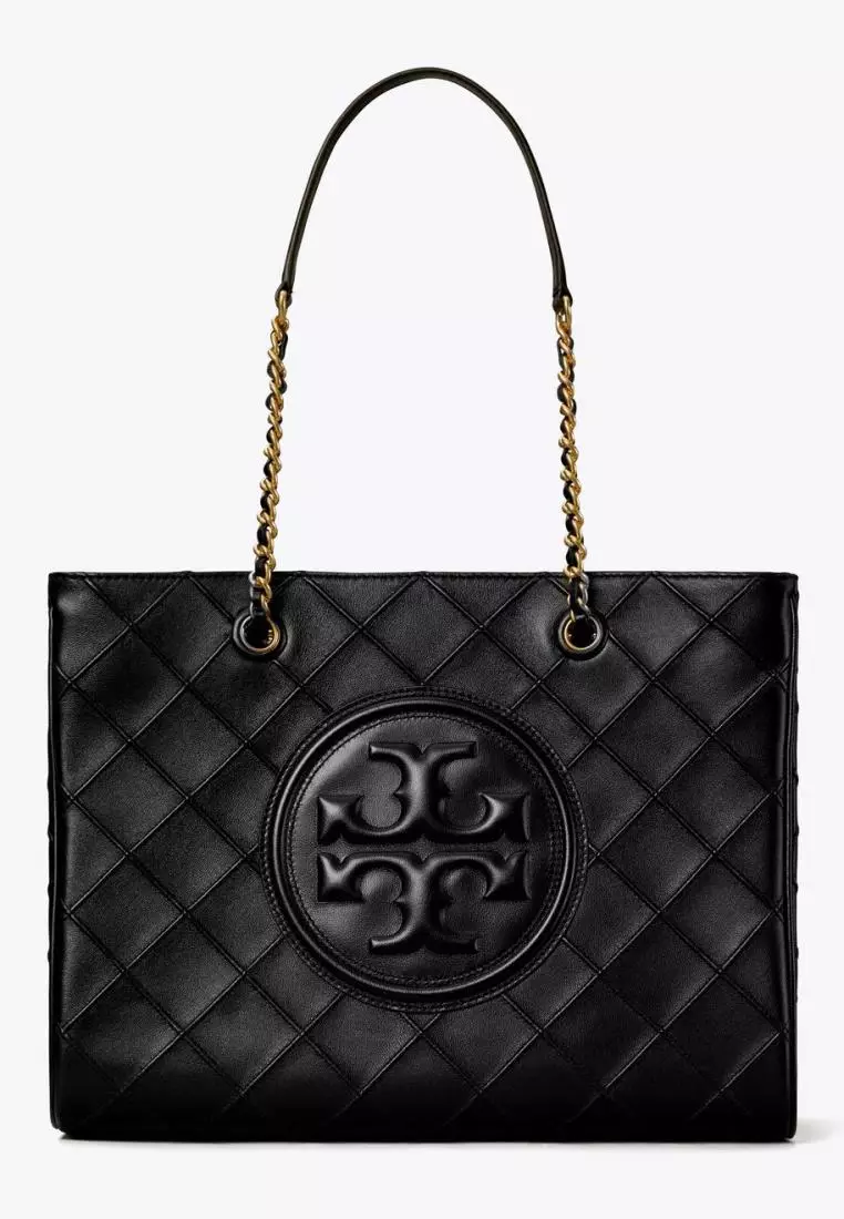 Tory Burch Fleming Soft Chain Tote Black