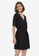 Vero Moda black Wendy Short Sleeves Short Dress B5871AAFE3182AGS_1