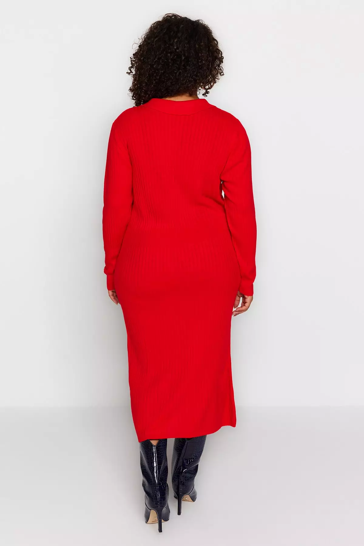 Red sweater dress new arrivals plus size