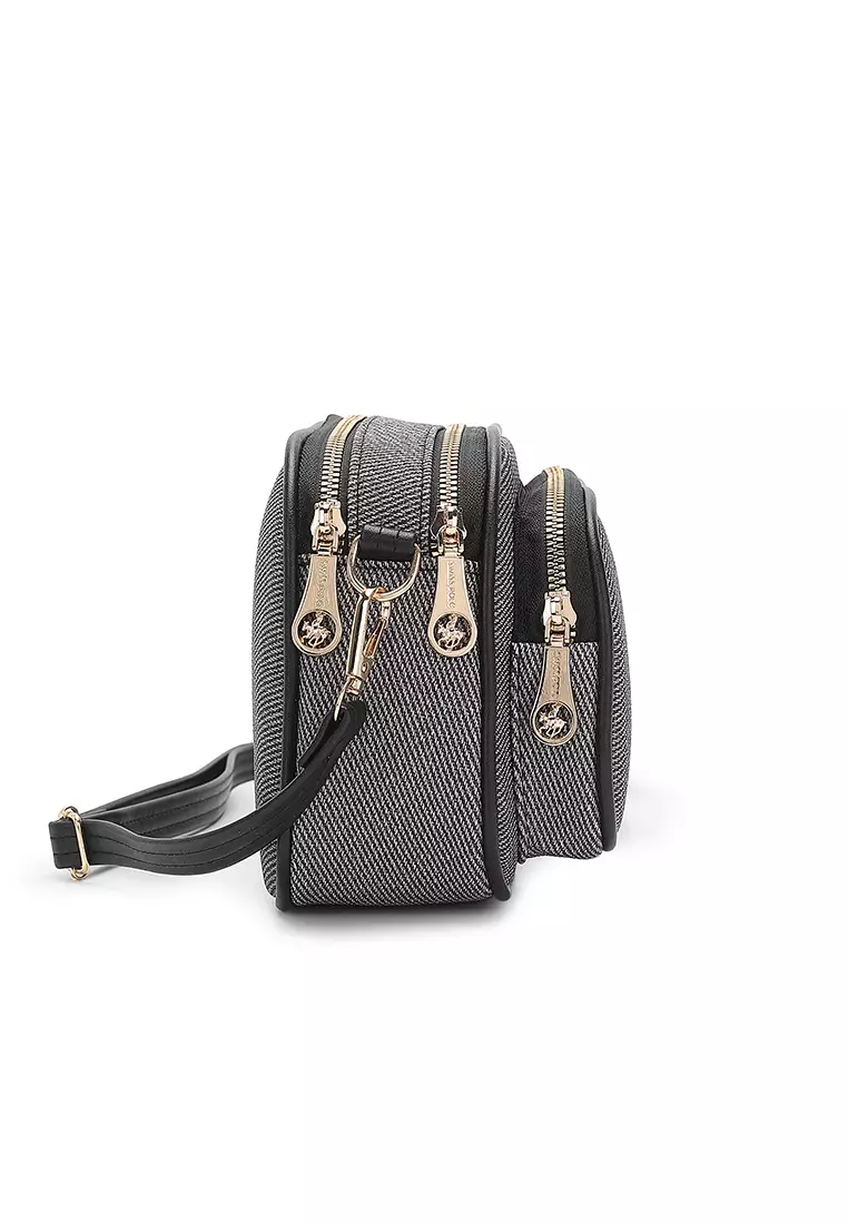 Women's Sling Bag / Crossbody Bag / Shoulder Bag (Tas Selempang Wanita / Tas Bahu Wanita) - Hitam