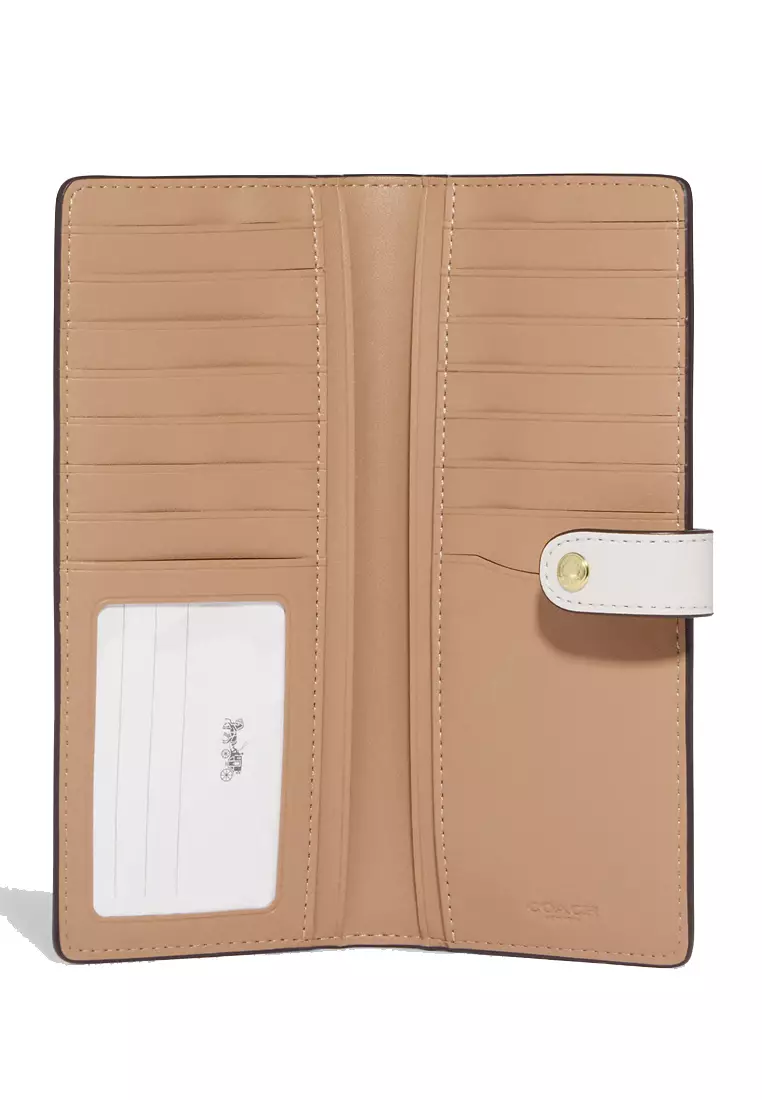 Slim coach wallet on sale