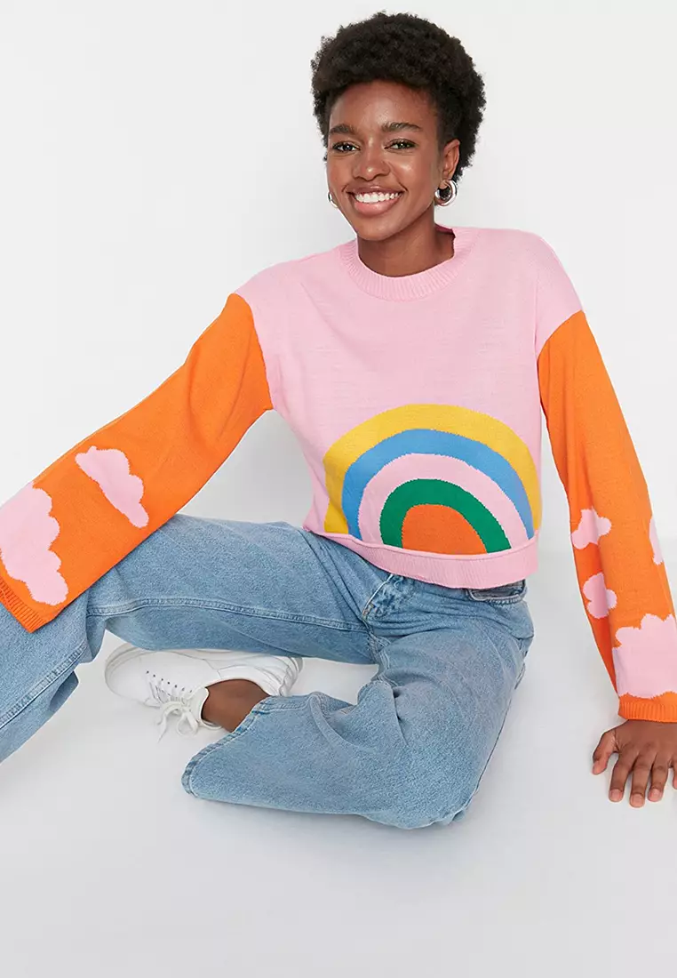 Rokoko new arrivals rainbow jumper