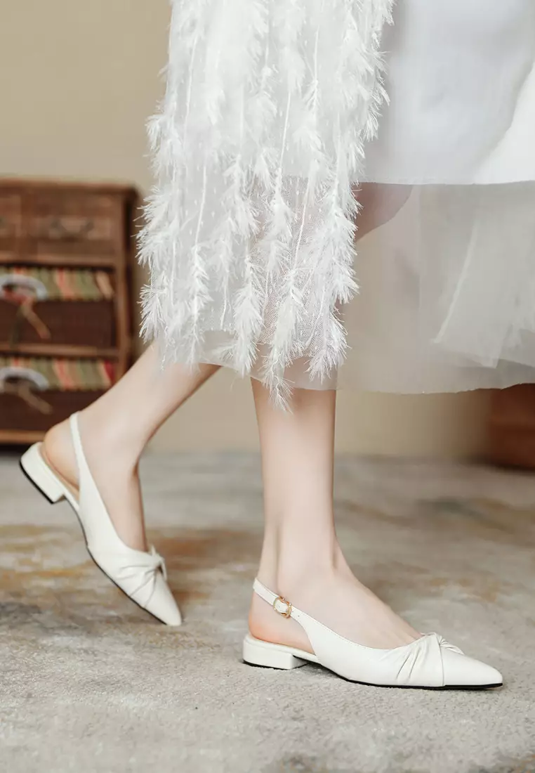 2.5CM Twist Strap Slingback Heel TE578-3