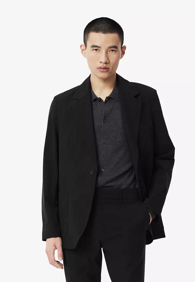 LACOSTE ブラック ジャケット S Buy Lacoste Regular Fit Taffeta Blazer 2026 Online | ZALORA