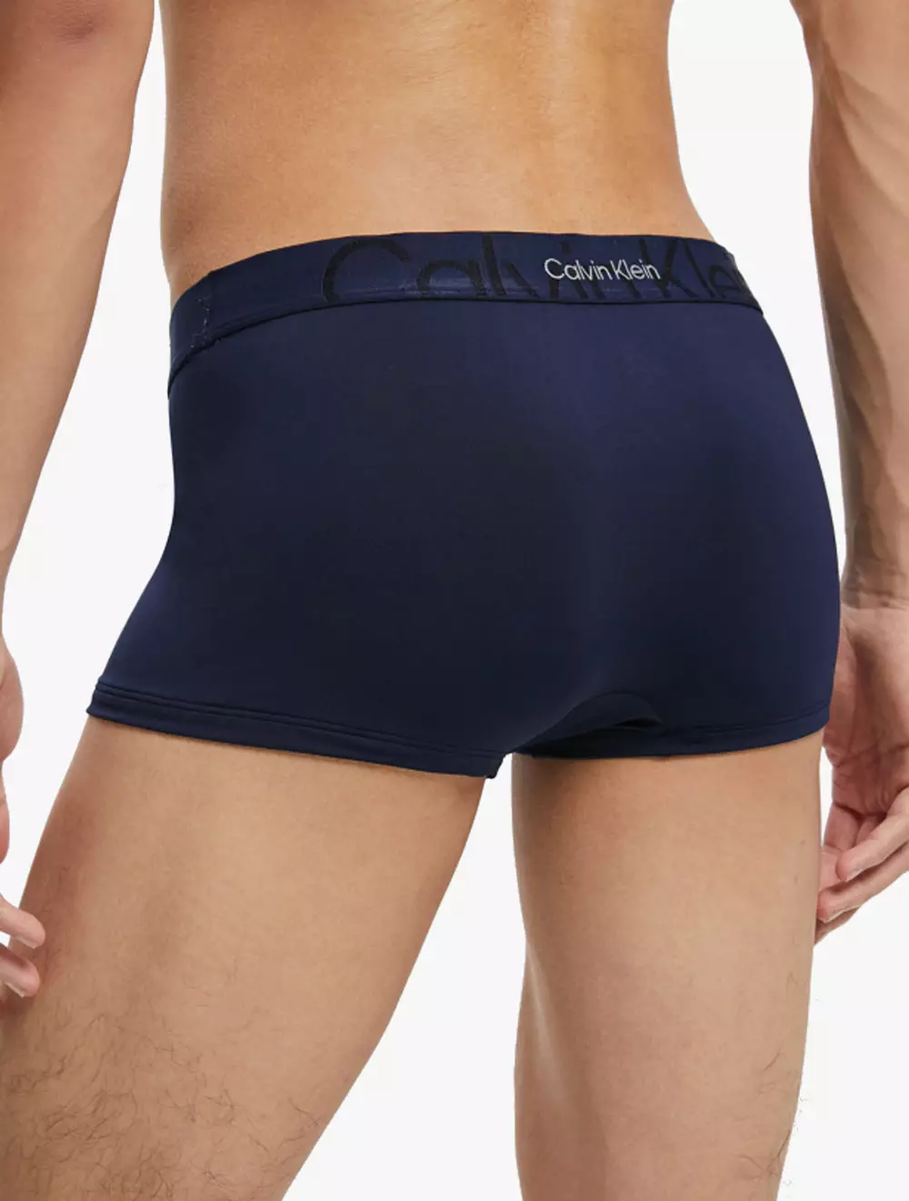 Jual Calvin Klein CK Underwear - EMBOSSED ICON MICROFIBER LOW RISE TRUNKS -  Navy Original 2024