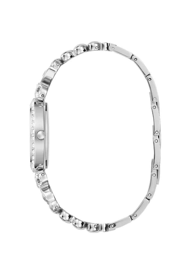 Guess Jewelry Silver Stainless Steel Analog Quartz Watch For Women GW0838L1