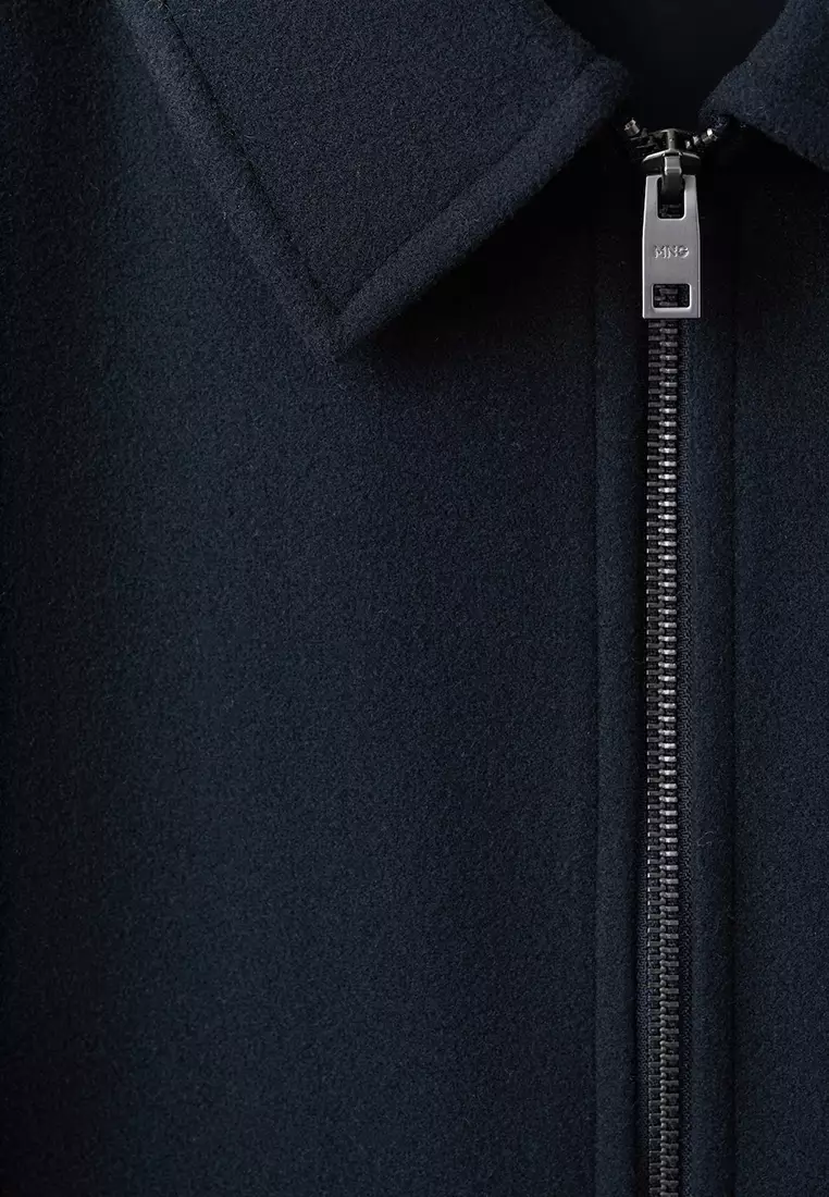 Wool Zip-Up Jacket