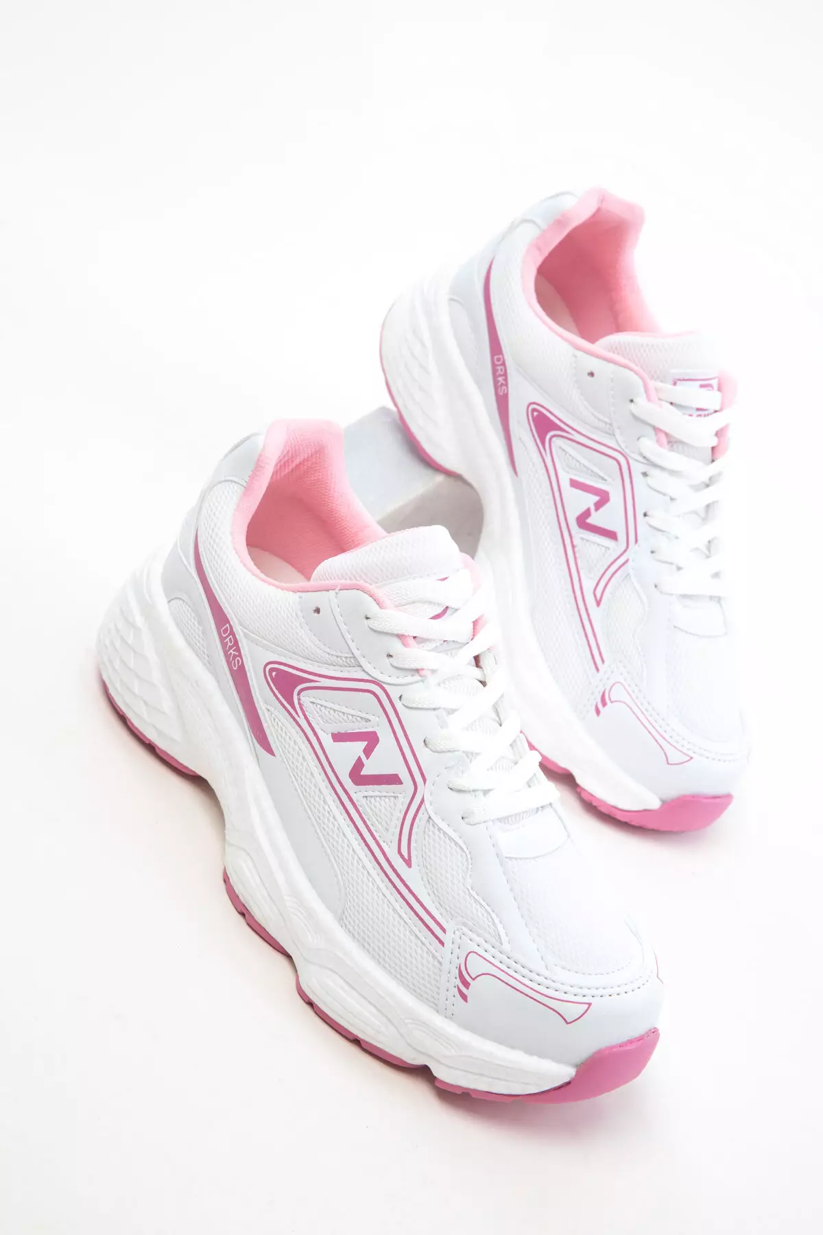 White-Fuchsia Women's Sneaker 20762