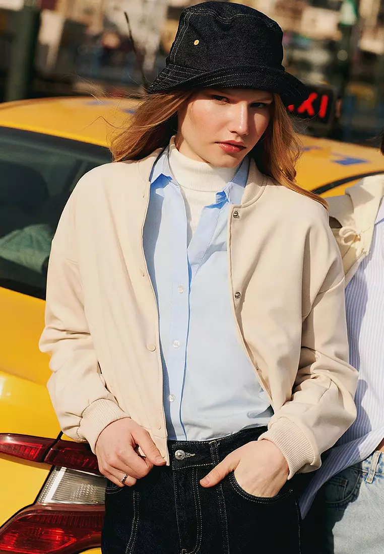 Long Sleeves Bomber Jacket