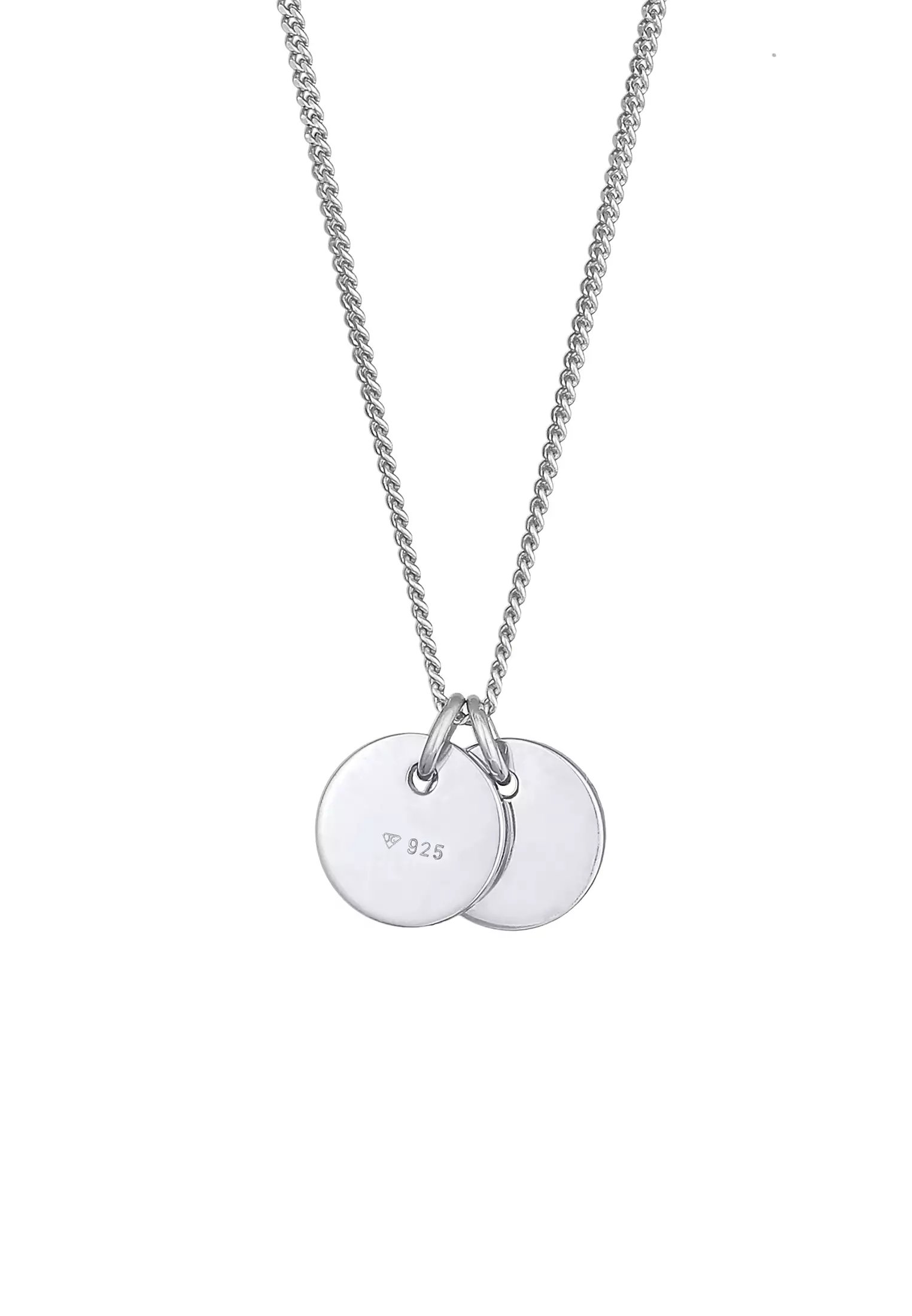 Necklace Plate Pendant Geo Basic Trend