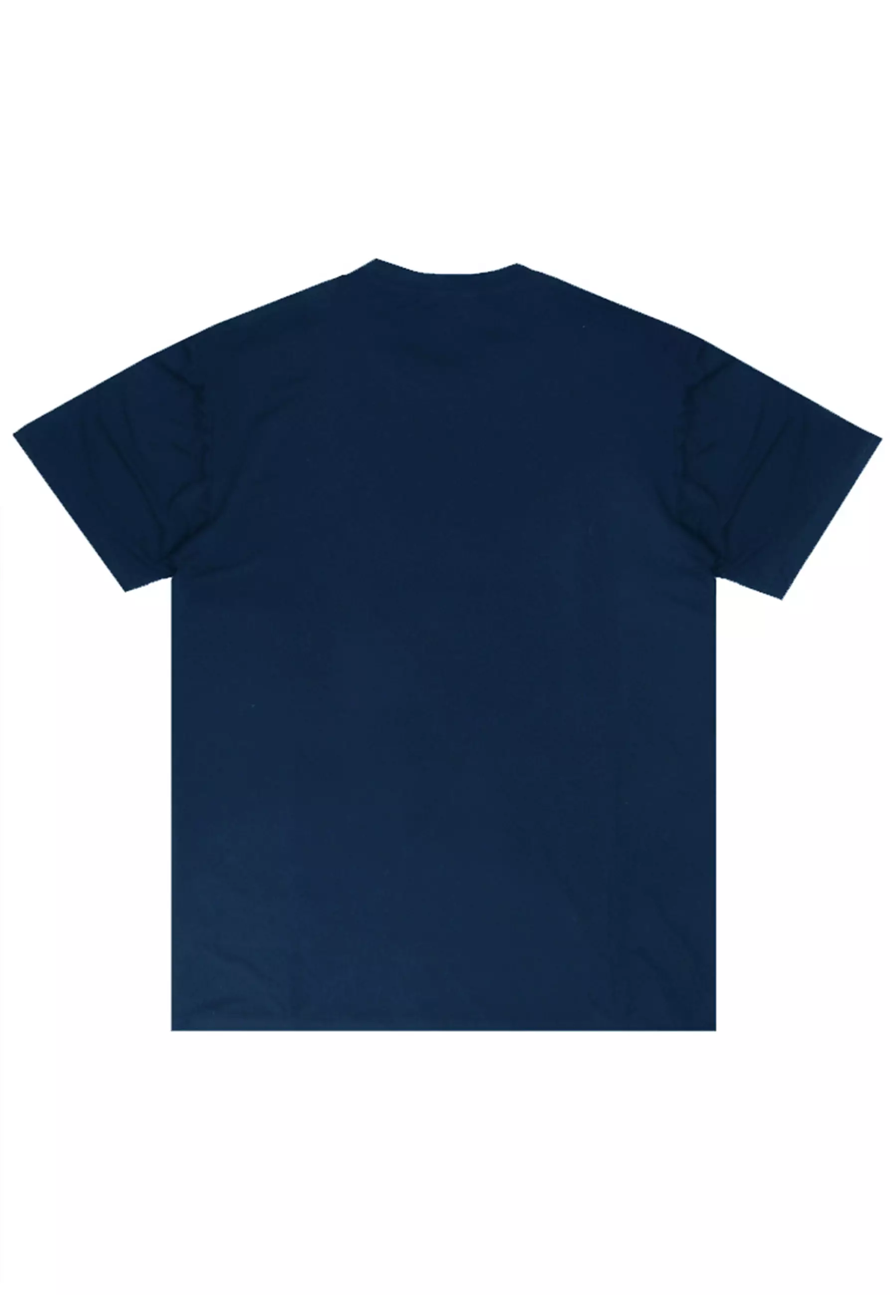 MTR18 Kaos T-Shirt Pria Instacool unisex "Thrdy multicolor drip" navy