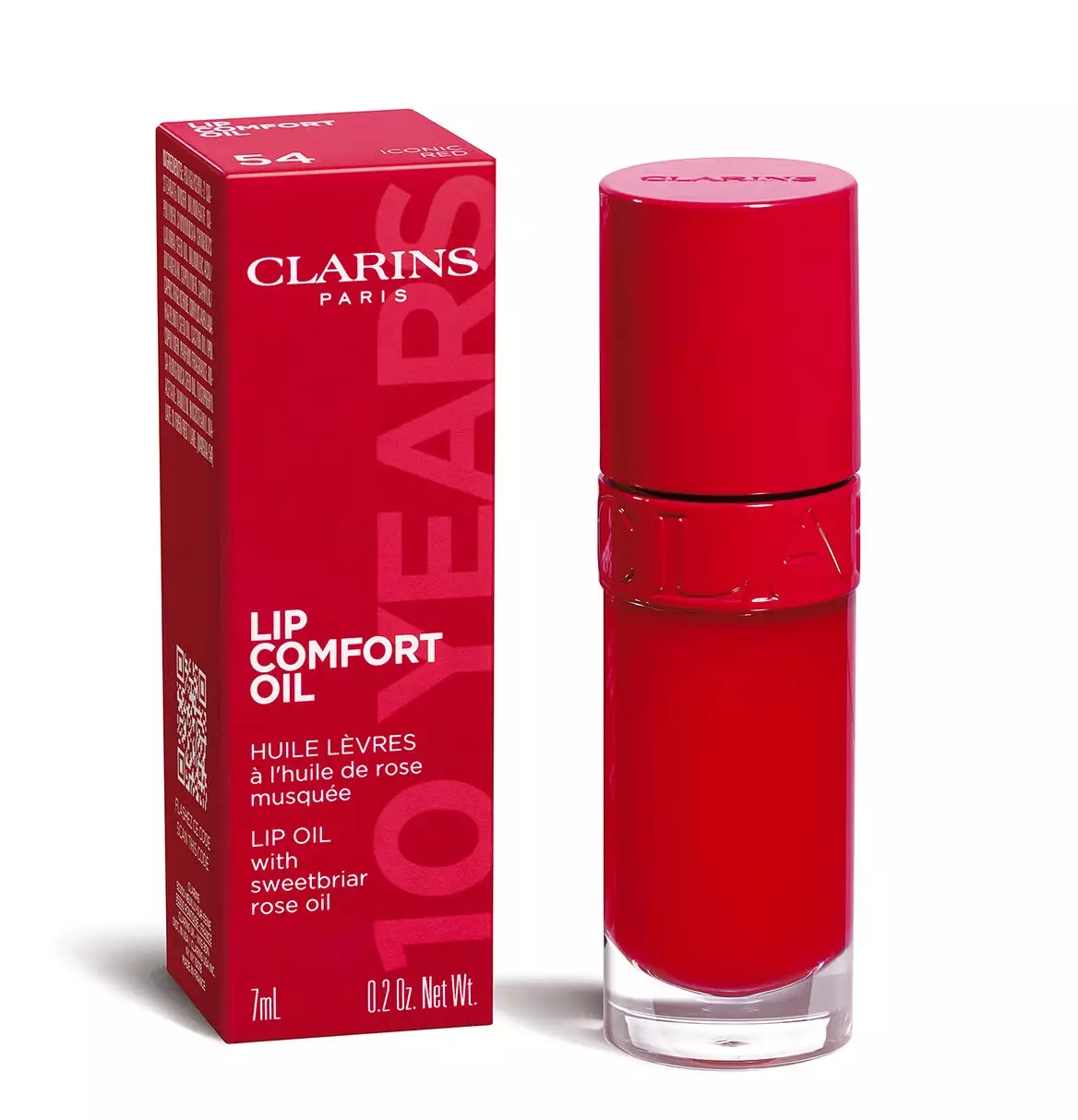 CLARINS Lip Comfort Oil • 7 mL - 54 Iconic Red