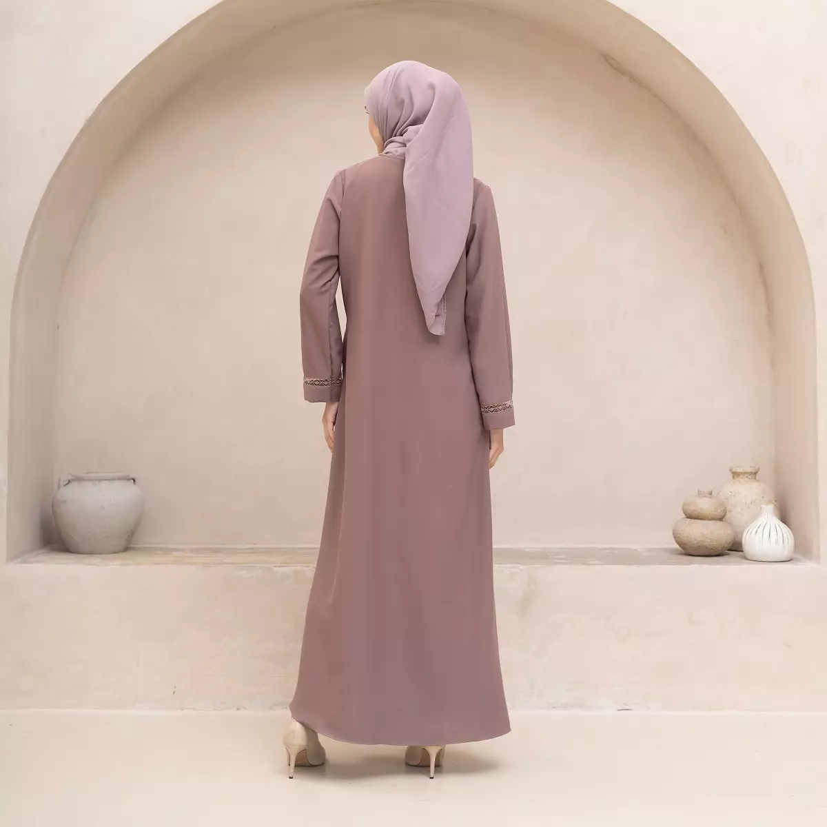 EPC Abaya Samira - Woodrose - Moonlit Elegance Series