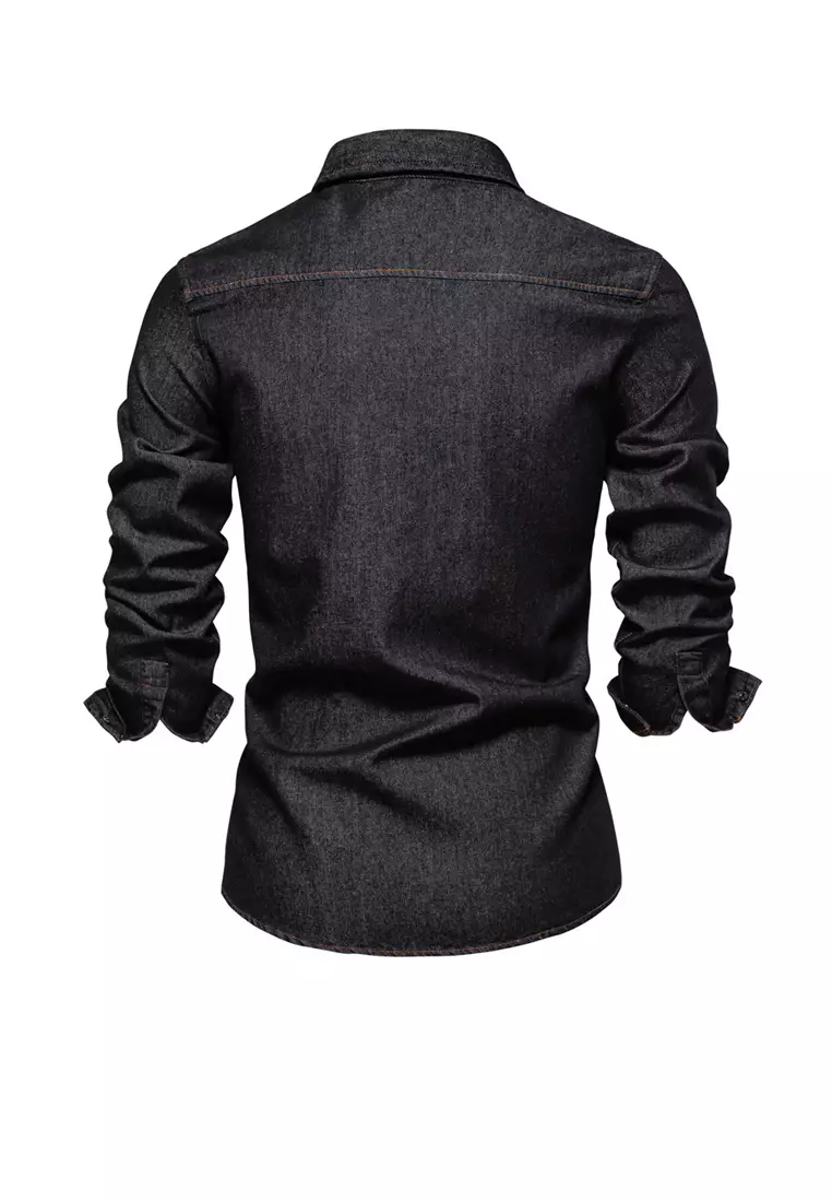 休閒牛仔襯衫 AX6028