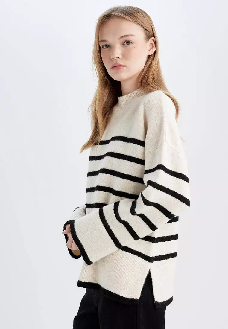 Striped Knitwear Jumper