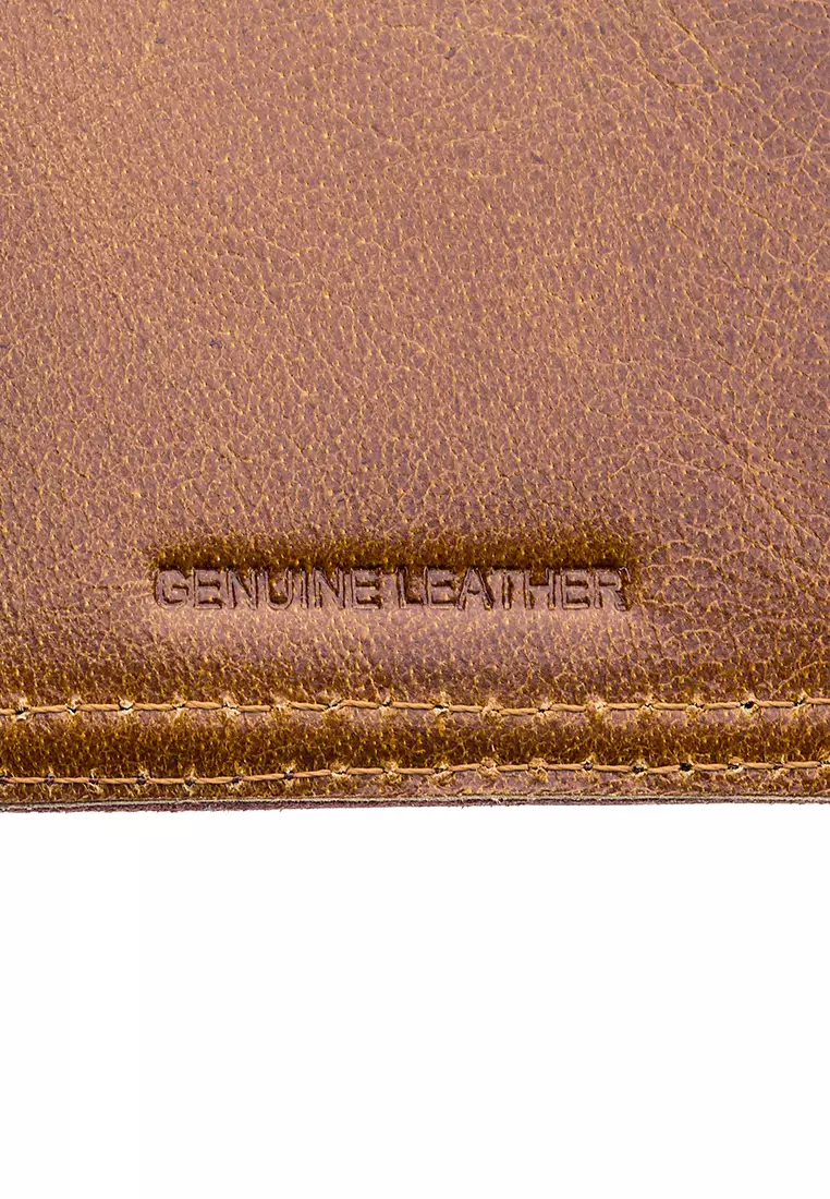 Buy ENZODESIGN Top Grain Leather Sporty Wallet With Zip Coin