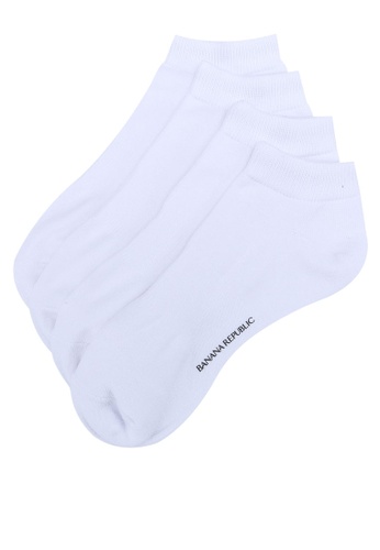 Banana Republic white 2 Pack Coolmax Ankle Socks A0610AA87E6162GS_1