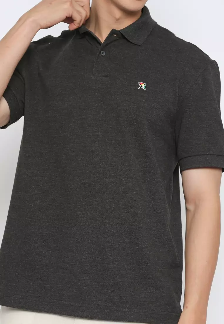 DARK GREY POLO SHIRT