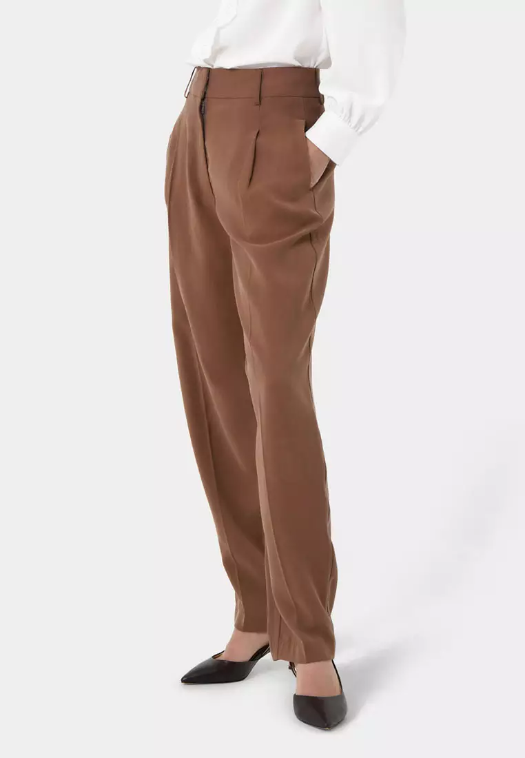 Hazel Belted Tapered Pant