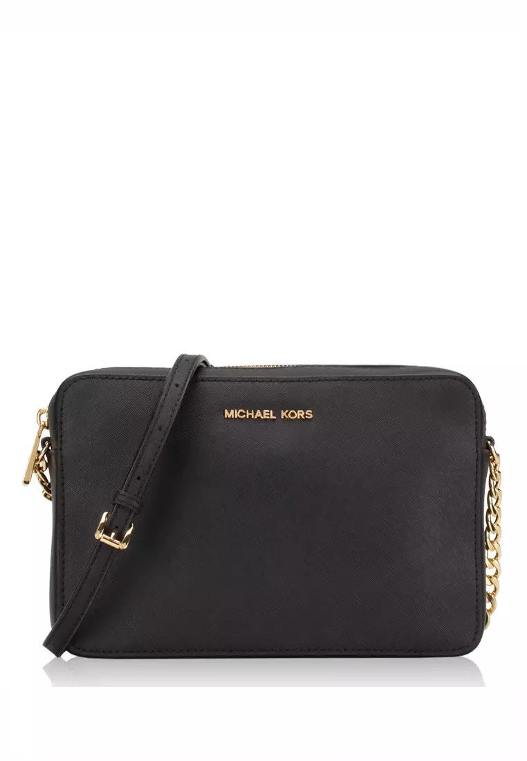 Jet Set Item Large East West Crossbody Bag Black