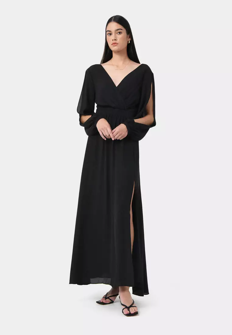 Louise Open Sleeve Maxi Dress