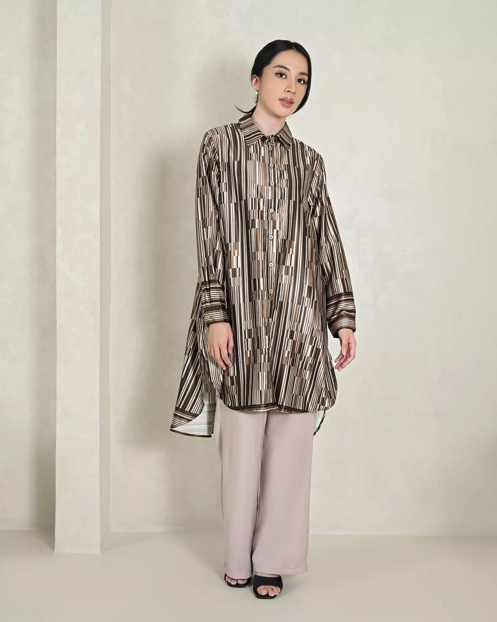 Geulis.id VALIA TUNIC - Brown