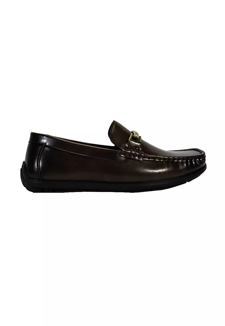 Discount on Mario D' boro Runway  shoes - SKU: Men's Casual Loafers MX 25465 Dark Brown C59