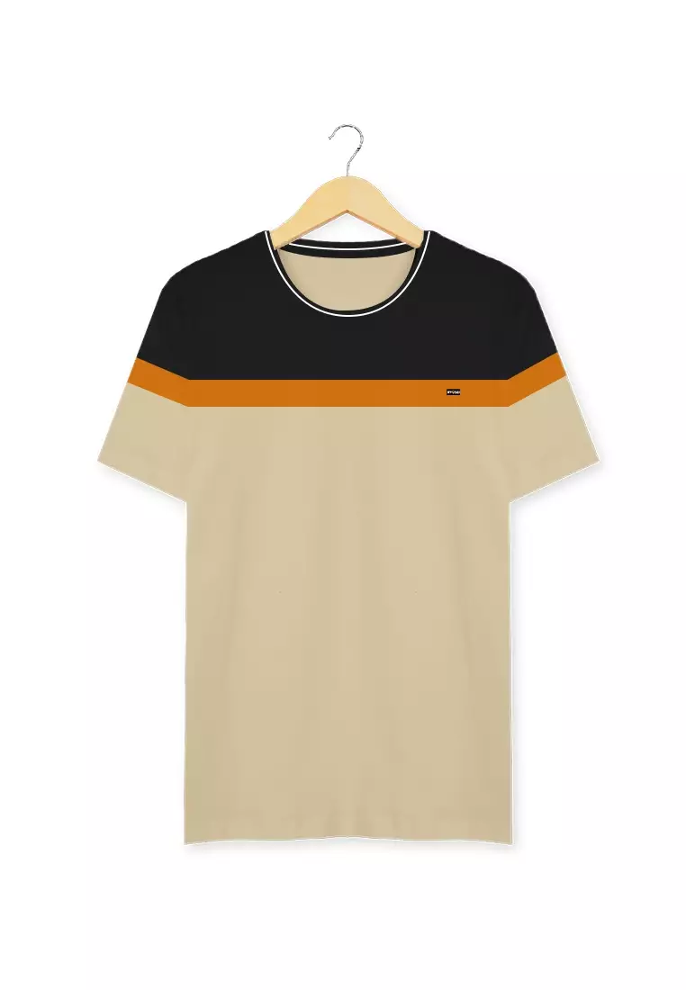 Ryusei Kaos Pria Fujiyama Light Brown