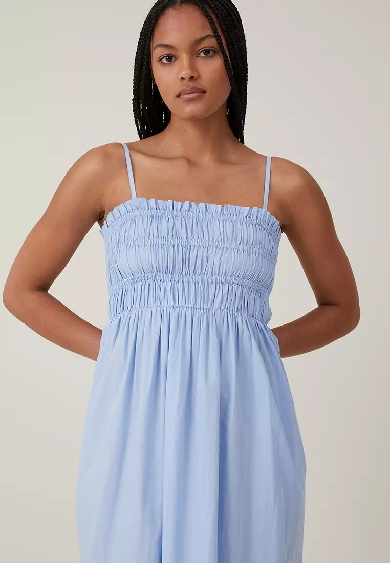 Buy Cotton On Lexi Shirred Midi Dress 2024 Online ZALORA