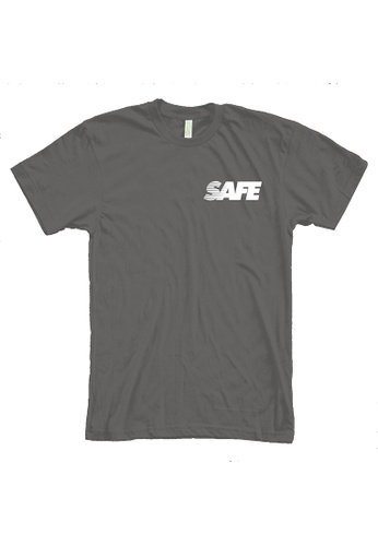 MRL Prints grey Pocket Safe T-Shirt 4DFE1AAEE91533GS_1