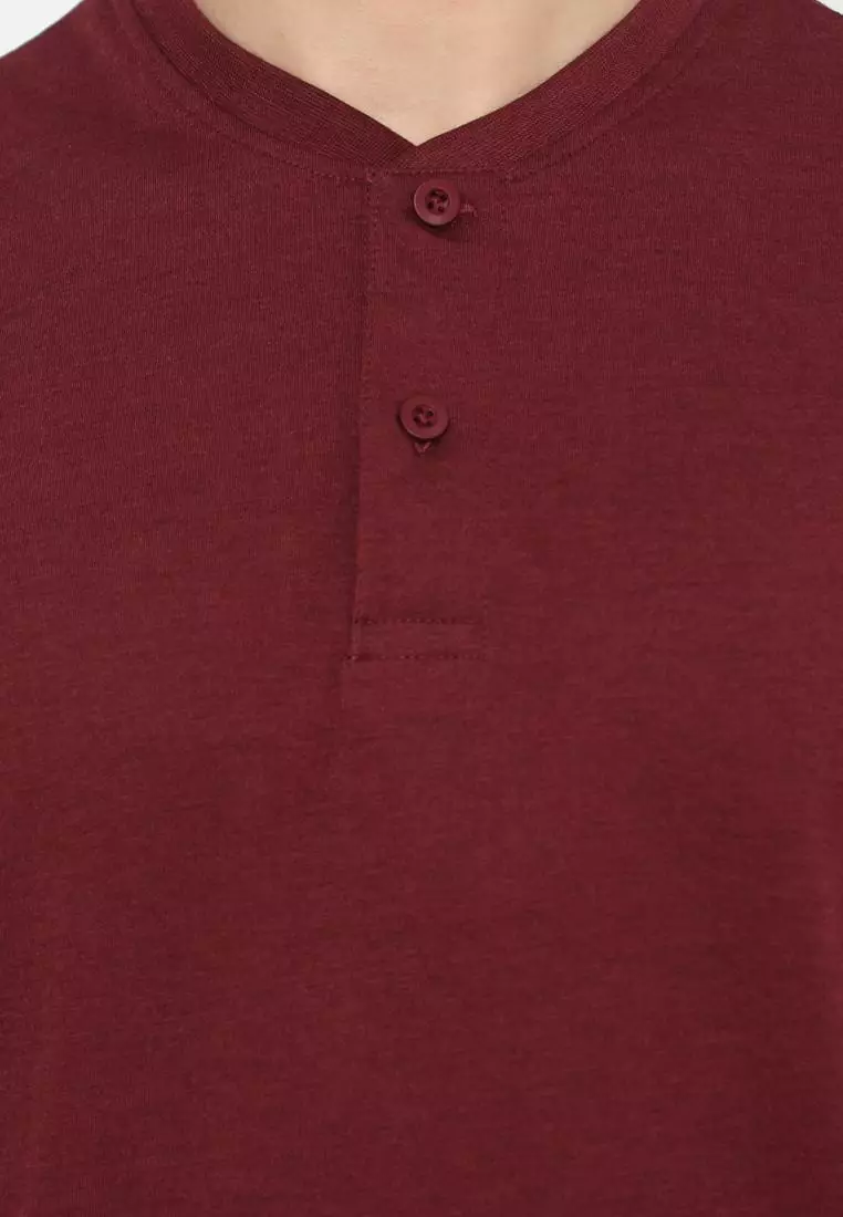 MATSUDA Kaos Polo Henley Nihama
