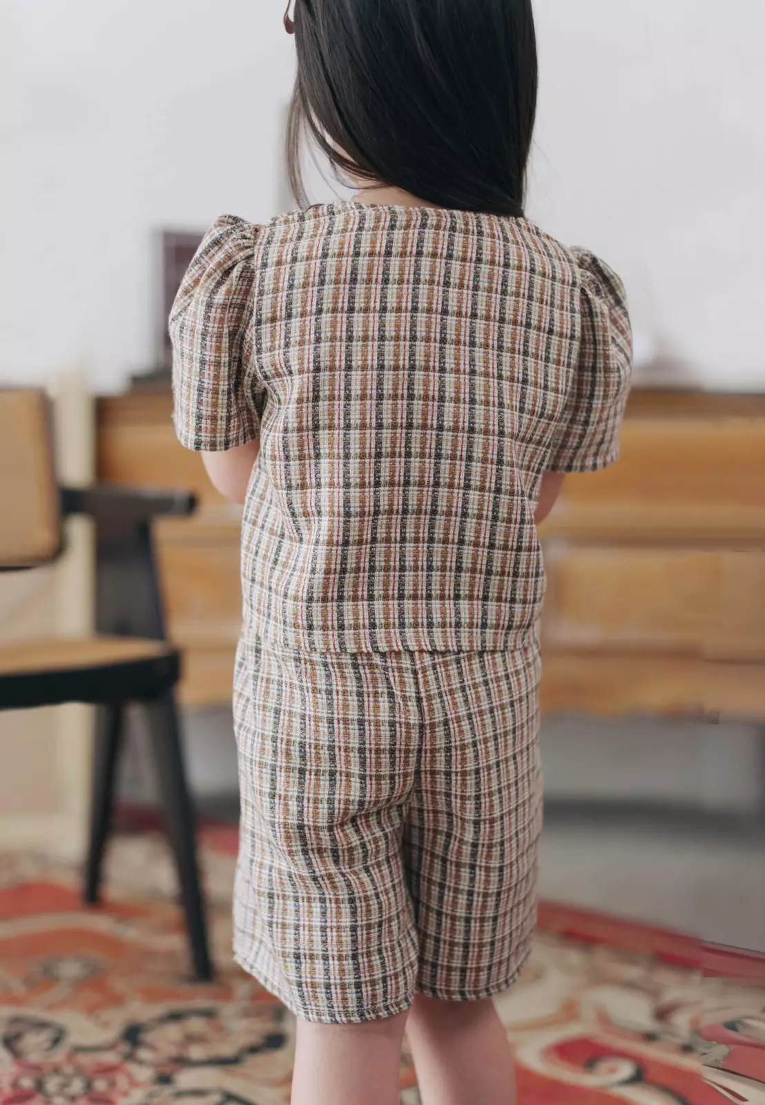 Two Mix - Hera Set Setelan Baju Anak Perempuan Lucu 1-8 Tahun 4401 Latte