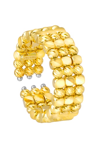 TOMEI TOMEI Triple Tier Beads Ring, Yellow Gold 916 5EE05ACC8400A7GS_1