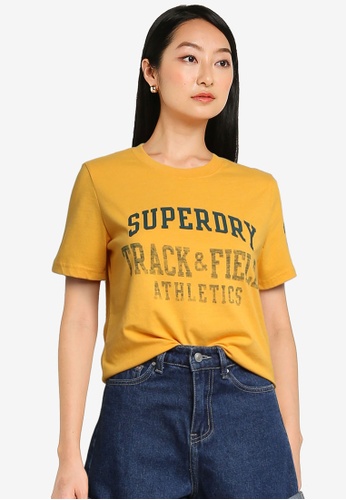 SUPERDRY yellow T&f Tee - Original & Vintage F2A3CAA2FE0422GS_1