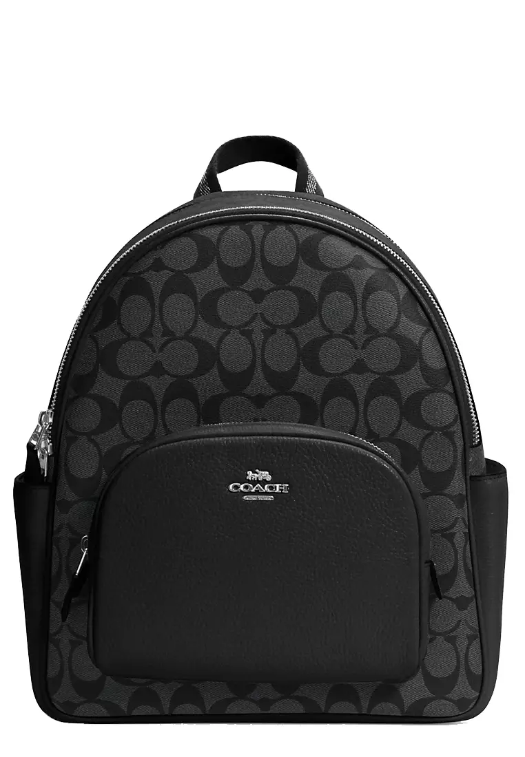 Coach backpack women's black online