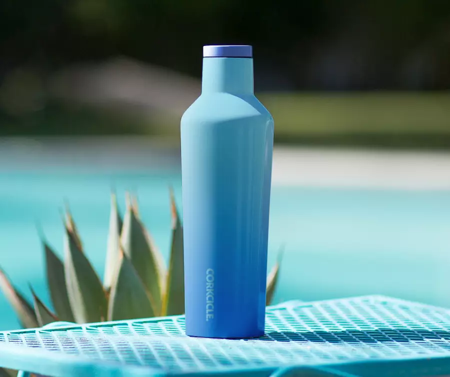 Corkcicle Canteen 16 oz / 475 ml Boom Box Blue